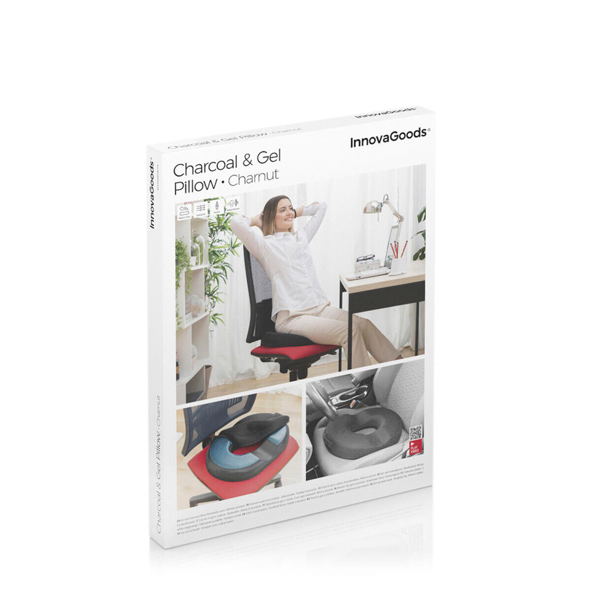 🧘♂️ Cojín de Gel y Bambú – Comodidad y Soporte Natural