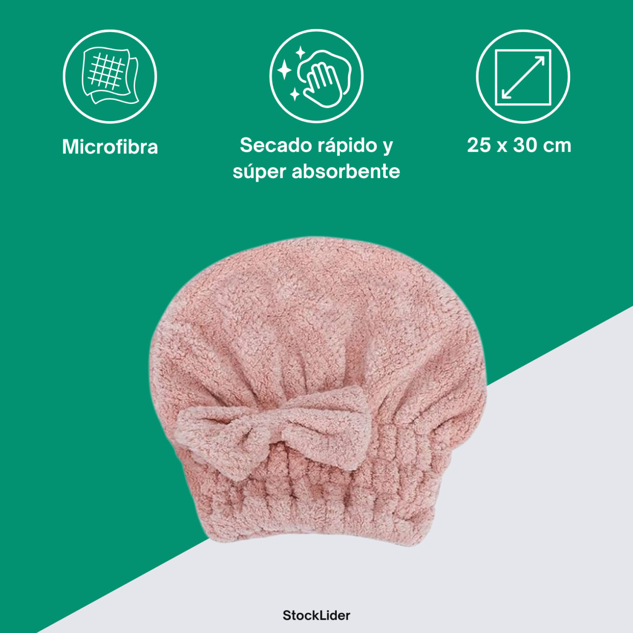🧖♀️ Toalla Secapelo – Comodidad, Cuidado y Practicidad para tu Cabello
